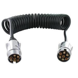 Spiraalkabel 12 Volt 2 x 7 polig 712090