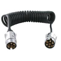 Spiraalkabel 12 Volt 2 x 7 polig 712090
