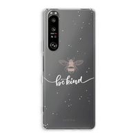 Be(e) kind: Sony Xperia 1 III Transparant Hoesje