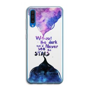 Stars quote: Samsung Galaxy A50 Transparant Hoesje