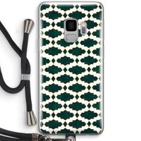 Moroccan tiles: Samsung Galaxy S9 Transparant Hoesje met koord Moroccan tiles: Samsung Galaxy S9 Transparant Hoesje met koord