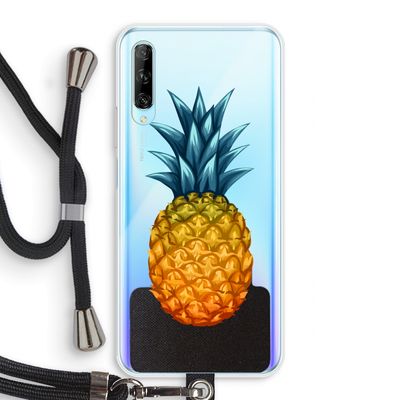 Grote ananas: Huawei P Smart Pro Transparant Hoesje met koord