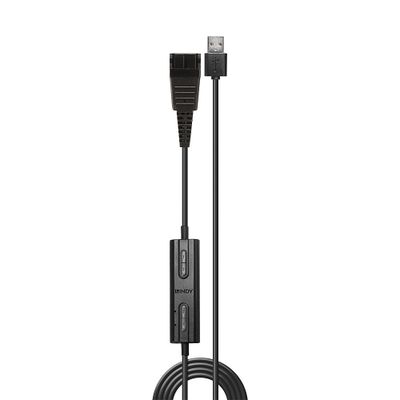 Lindy USB Type A to Quick Disconnect Adapter voor Plantronics