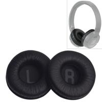 2 stuks voor JBL Tune 600BTNC T500BT T450BT oortelefoon kussen cover earmuffs vervangende oorkussens met mesh (zwart)