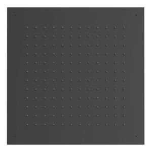 Hoofddouche Tres Exclusive | 50x50 cm | Vierkant | Zwart mat
