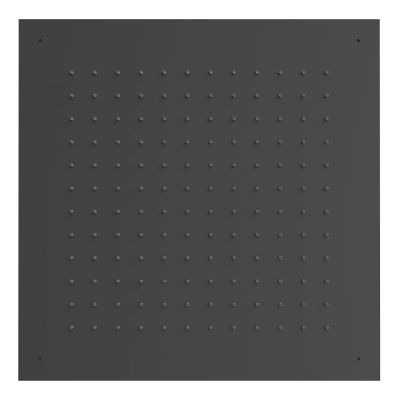 Hoofddouche Tres Exclusive | 50x50 cm | Vierkant | Zwart mat