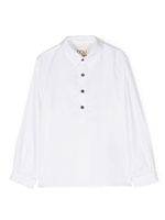 Douuod Kids chemise à patte de boutonnage - Blanc