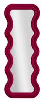WANDSPIEGEL EMILY VELVET FUCHSIA CM 60X6X160 ( AFMETING BINNENSPIEGEL CM 42X144)