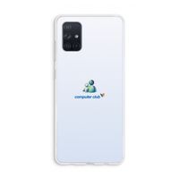 MSN: Galaxy A71 Transparant Hoesje MSN: Galaxy A71 Transparant Hoesje