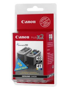 Canon PG-40/CL-41 inktcartridge 2 stuk(s) Origineel Zwart, Cyaan, Magenta, Geel