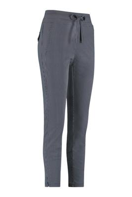 Startup small check trousers - off white/black - 07154