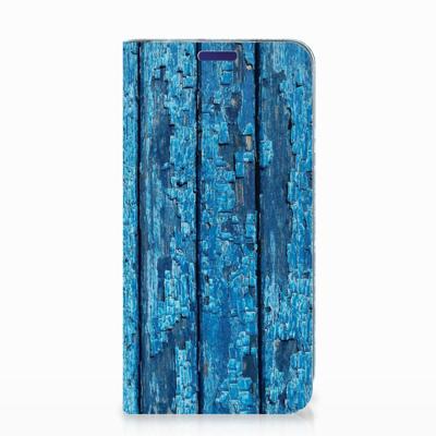 Samsung Galaxy S10e Book | Wallet Case | Wood Blue Samsung Galaxy S10e Book | Wallet Case | Wood Blue