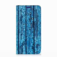 Samsung Galaxy S10e Book | Wallet Case | Wood Blue