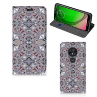 Motorola Moto G7 Play Standcase Flower Tiles