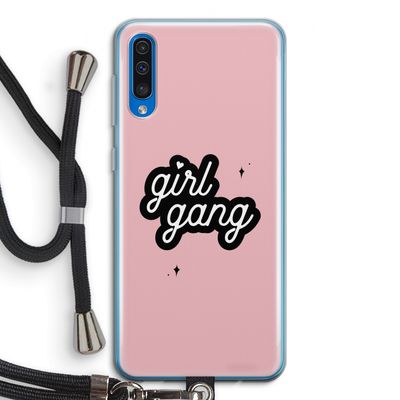 Girl Gang: Samsung Galaxy A50 Transparant Hoesje met koord