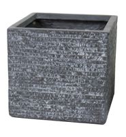 Pot kubus Utah b35h30 grafiet - Mcollections