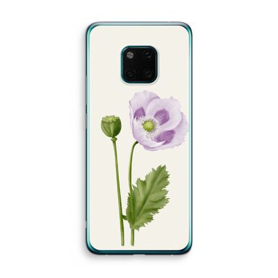 Purple poppy: Huawei Mate 20 Pro Transparant Hoesje