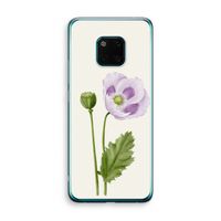 Purple poppy: Huawei Mate 20 Pro Transparant Hoesje