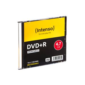 Intenso 4811652 DVD+R disc 4.7 GB 10 stuk(s) Slimcase Bedrukbaar