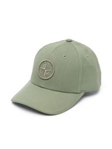 Stone Island Junior casquette à motif Compass - Vert