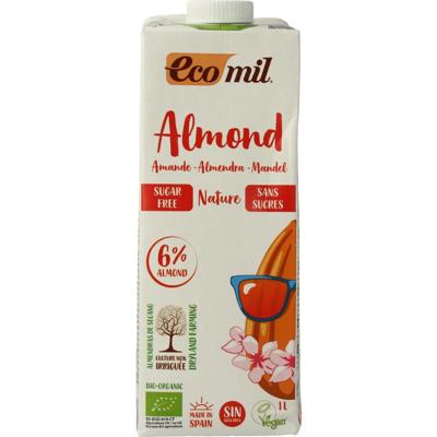Ecomil Amandeldrank naturel suikervrij bio