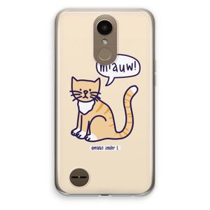 Miauw: LG K10 (2017) Transparant Hoesje