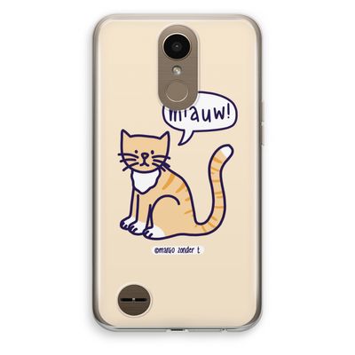 Miauw: LG K10 (2017) Transparant Hoesje