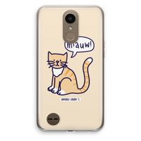 Miauw: LG K10 (2017) Transparant Hoesje