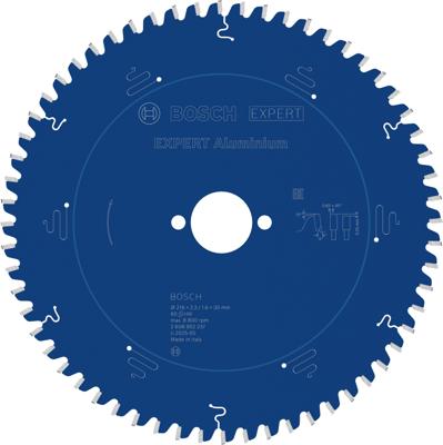 Bosch Accessoires EXPERT Aluminium Cirkelzaagblad | 216 x 2,3/1,6 x 30 mm | T60 - 2608902237