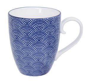 Japanse Mok - Tokyo Design Studio - Nippon Blue - Stippen - 380ml - 8.5 x 10.2cm