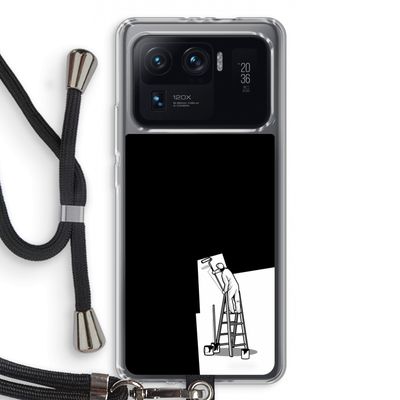 Musketon Painter: Xiaomi Mi 11 Ultra Transparant Hoesje met koord
