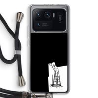 Musketon Painter: Xiaomi Mi 11 Ultra Transparant Hoesje met koord