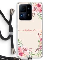 Rozen: Xiaomi Mi Mix 4 Transparant Hoesje met koord Rozen: Xiaomi Mi Mix 4 Transparant Hoesje met koord