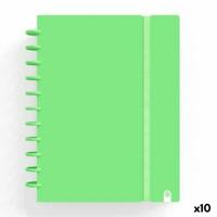 Boek over Ringen Carchivo INGENIOX Groen A4 100 Lakens (10 Stuks)