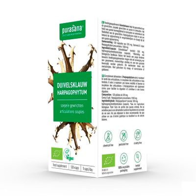 Purasana Vegan Harpagophylum 300mg Bio V-caps 120