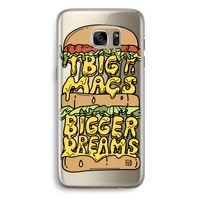 Big Macs Bigger Dreams: Samsung Galaxy S7 Edge Transparant Hoesje