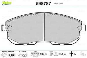 Valeo Remblokset 598787