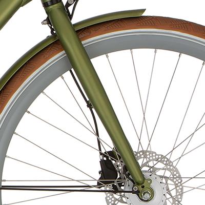 Cortina voorvork mozzo db nutmeg green matt