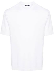 Herno t-shirt en coton à plaque logo - Blanc