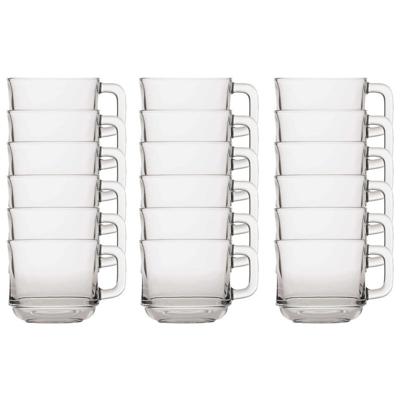 Duralex Theeglazen Lys - 18x stuks - glas - 220 ml - transparant