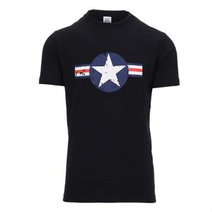 Zwart USA Airforce logo t-shirt voor heren - Vintage kleding - Wereldoorlog kleding