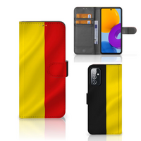 Samsung Galaxy M52 Bookstyle Case Belgische Vlag - thumbnail