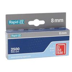 Rapid Nieten 8mm Type 53 Gegalvaniseerd, Box 2500st Lengte 8mm