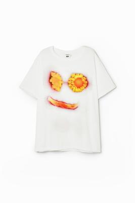 T-shirt smiley Collina Strada - WHITE - M