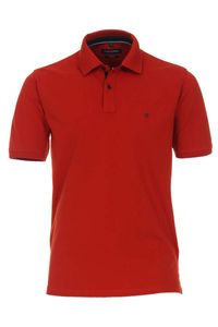 Casa Moda Casual Casual Fit Polo shirt Korte mouw rood
