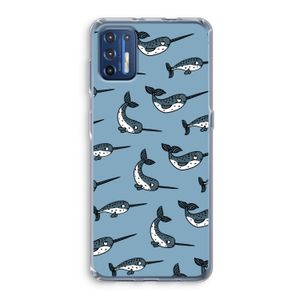 Narwhal: Motorola Moto G9 Plus Transparant Hoesje