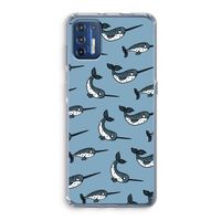 Narwhal: Motorola Moto G9 Plus Transparant Hoesje Narwhal: Motorola Moto G9 Plus Transparant Hoesje