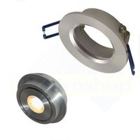 LED Inbouwspot 2,5W 2700K aluminium 148-551 dimbaar Tronix