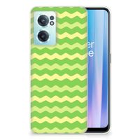 OnePlus Nord CE 2 5G TPU bumper Waves Green - thumbnail