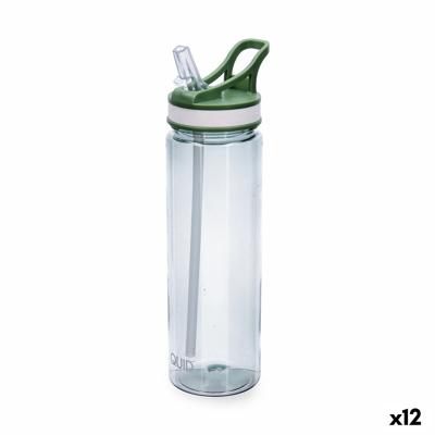 Waterfles Quid Quidate Groen Plastic 700 ml (12 Stuks)